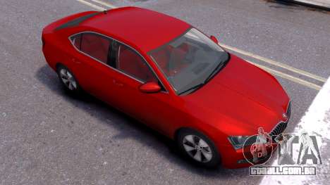 Skoda Superb III USA Plate para GTA 4