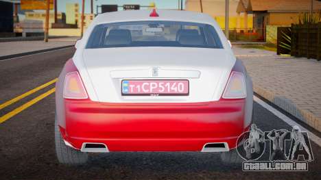 Rolls-Royce Ghost 2019 UA Plate para GTA San Andreas