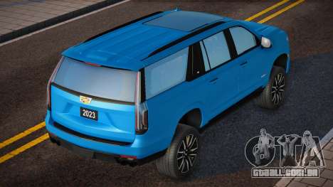 Cadillac Escalade Sport 2023 Blue para GTA San Andreas