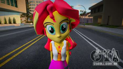 Sunset Shimmer EG4 para GTA San Andreas