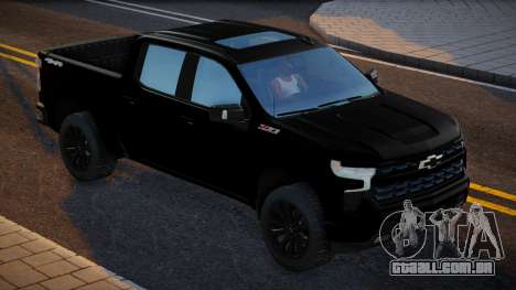 Chevrolet Silverado 2023 RST Black para GTA San Andreas