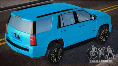 Chevrolet Tahoe 2018 Blue para GTA San Andreas