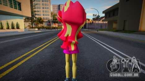 Sunset Shimmer EG4 para GTA San Andreas