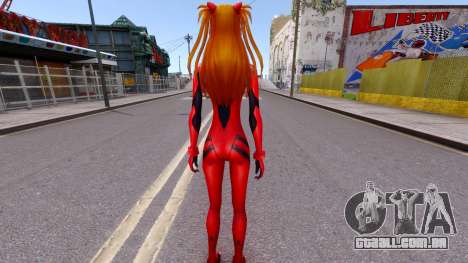 Asuka Langley Soryu Ped (NGEO) para GTA 4