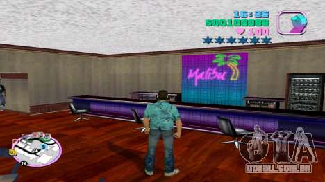 Novo Bar Club Mapa Mod para GTA Vice City