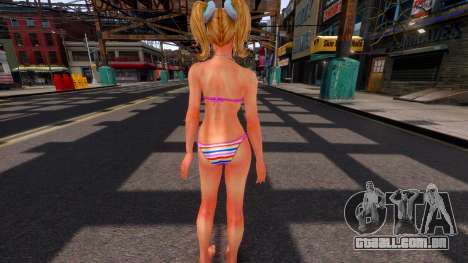 Juliet Starling Striped Bikini para GTA 4