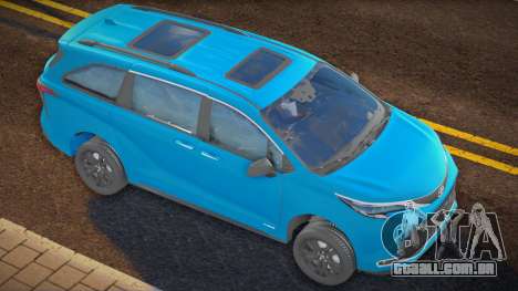 Toyota Sienna 2023 para GTA San Andreas