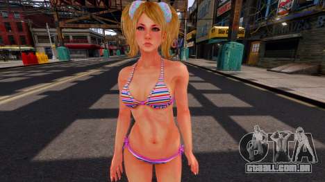 Juliet Starling Striped Bikini para GTA 4