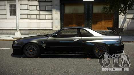 Nissan Skyline R34 GTR ES V1.1 para GTA 4