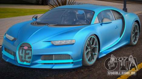 Bugatti Chiron Oper Style para GTA San Andreas