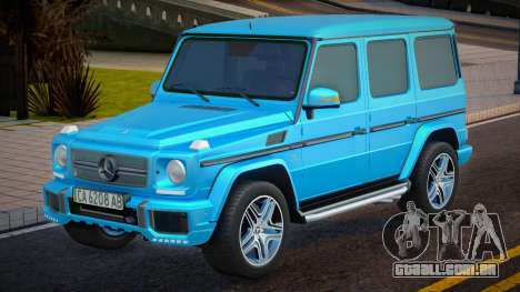 Mercedes-Benz G63 AMG Plate para GTA San Andreas