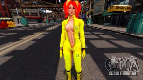 Redhead Juliet Starling in sport rider outfit para GTA 4
