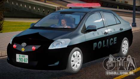 Toyota Belta Police Japan para GTA San Andreas
