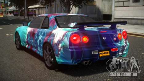 Nissan Skyline R34 XR-Z S13 para GTA 4