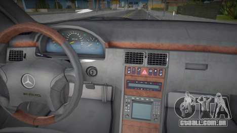 Mercedes Benz W210 E55 96 Interior - Original Bl para GTA San Andreas