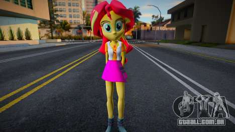 Sunset Shimmer EG4 para GTA San Andreas