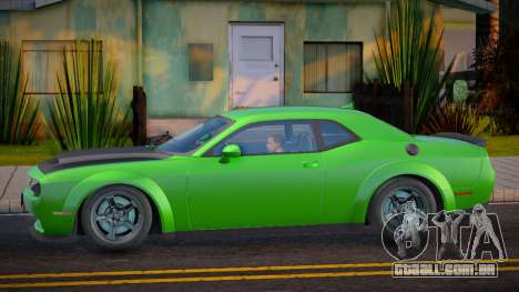 Dodge Challenger SRT Demon 2018 Cherkes para GTA San Andreas