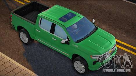 Chevrolet Silverado High Country 2022 Green para GTA San Andreas