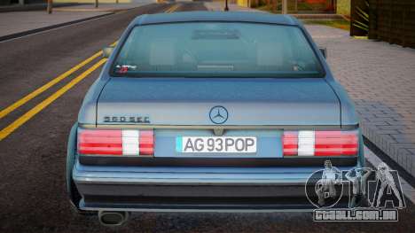 Mercedes-Benz 500 SEC (C126) - Pope Mobilul para GTA San Andreas