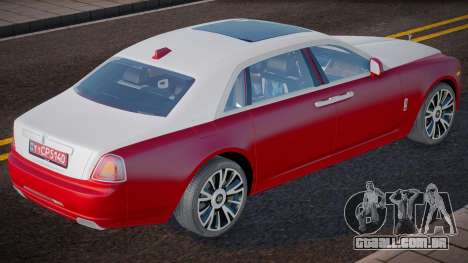 Rolls-Royce Ghost 2019 UA Plate para GTA San Andreas