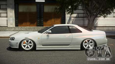 Nissan Skyline R34 GTR X-Style V1.1 para GTA 4