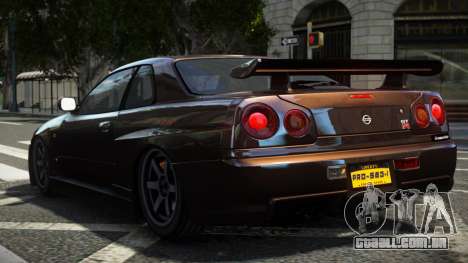 Nissan Skyline R34 BNR para GTA 4