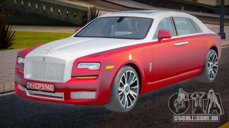 Rolls-Royce Ghost 2019 UA Plate para GTA San Andreas