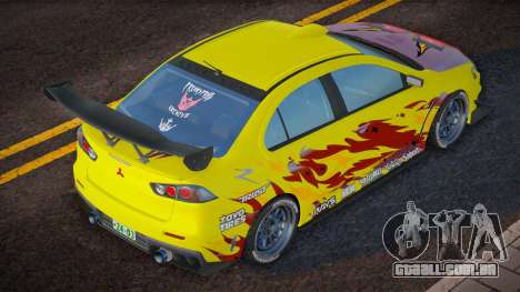 Mitsubishi Lancer Evo X Time Attack para GTA San Andreas