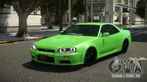 Nissan Skyline R34 SC V1.1 para GTA 4