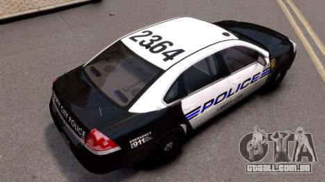 Chevrolet Impala 2013 PPV Liberty City Police para GTA 4