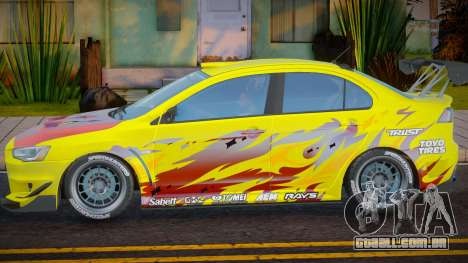 Mitsubishi Lancer Evo X Time Attack para GTA San Andreas