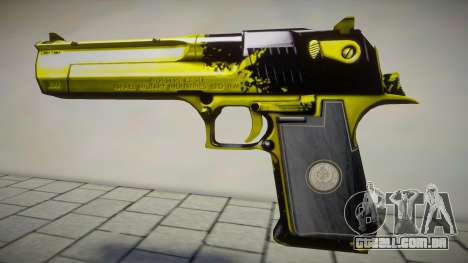 Deagle (Yellow-Black) Etexuro Mods para GTA San Andreas