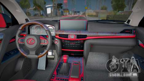 Lexus LX570 Oper Style para GTA San Andreas