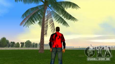 Tommy Flame Shirt para GTA Vice City