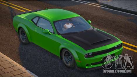 Dodge Challenger SRT Demon 2018 Cherkes para GTA San Andreas