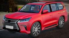 Lexus LX570 2018 Red para GTA San Andreas