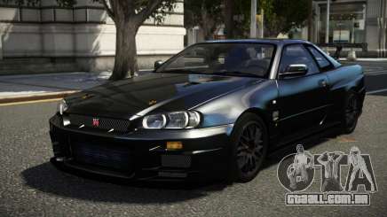 Nissan Skyline R34 GTR ES V1.1 para GTA 4