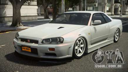 Nissan Skyline R34 GTR X-Style V1.1 para GTA 4