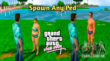 Desova Qualquer Ped para GTA Vice City