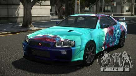 Nissan Skyline R34 XR-Z S13 para GTA 4