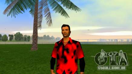 Tommy Flame Shirt para GTA Vice City