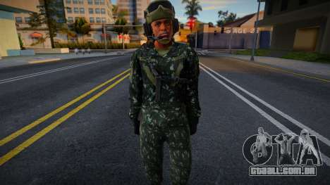 Skin Exercito Brasileiro Cavalaria Blindada 4 para GTA San Andreas