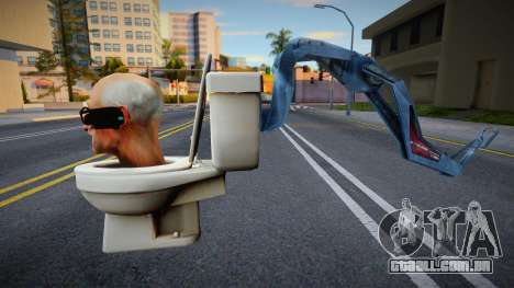 Skin De Cientifico Skibidi Toilet para GTA San Andreas