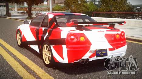 Nissan Skyline R34 UnE V-Spec S8 para GTA 4