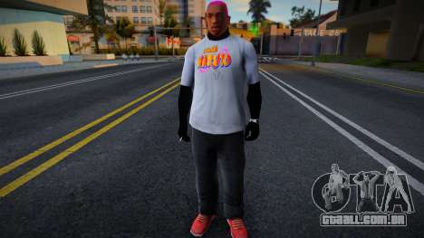 Naruto T-SHirt para GTA San Andreas