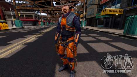 Gordon Freeman HD (Substituir Niko) para GTA 4