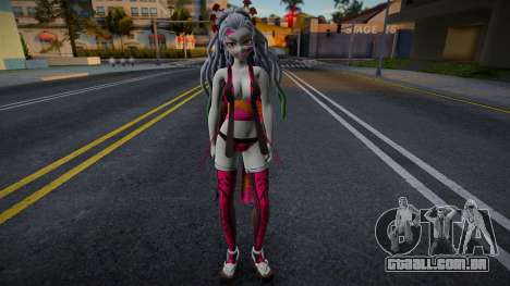 Daki From Kimetsu no Yaiba White Hair para GTA San Andreas