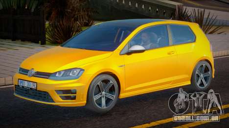 Volkswagen Golf R Yellow para GTA San Andreas