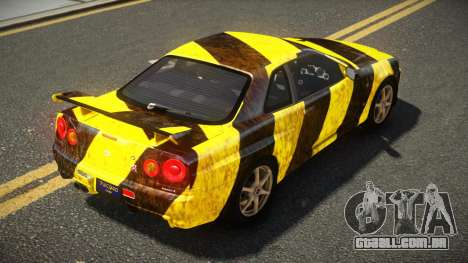 Nissan Skyline R34 UnE V-Spec S6 para GTA 4