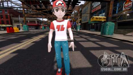 Pokémon Trainer Red (Lua do Sol) para GTA 4